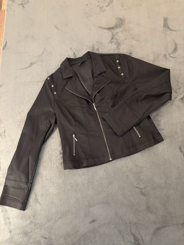Coole stretch jacke schwarz - in,